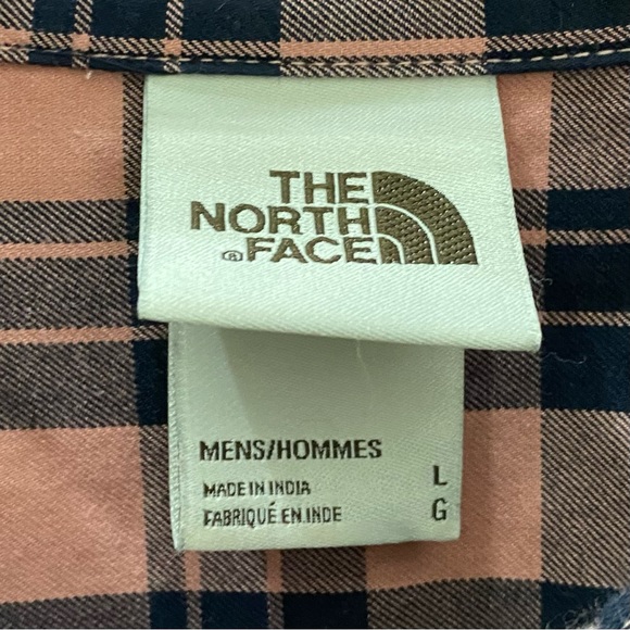 THE NORTH FACE Men’s Hayden Pass 2.0 Pink/Blue Plaid Button Down Shirt Size L - Picture 10 of 12